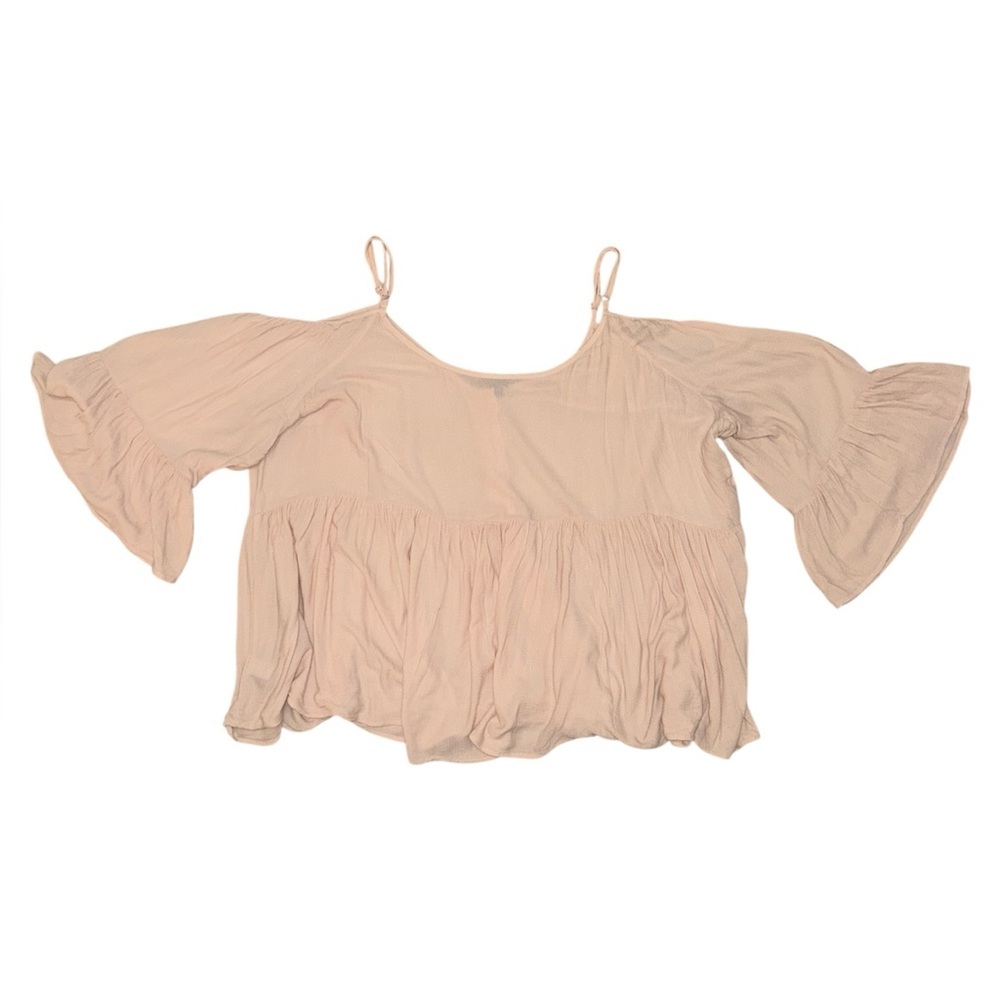 Torrid light pink off the shoulder blouse women’s size 3 - Picture 2 of 8